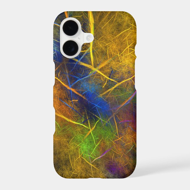Fractal Lightning (Storm Flame) Iphone Case (Back)