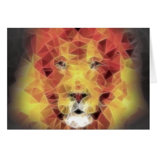 Fractal lion (Front Horizontal)