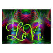 Fractal LOVE Card (Front Horizontal)