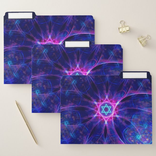 Fractal Magen Bet File Folder (Set)