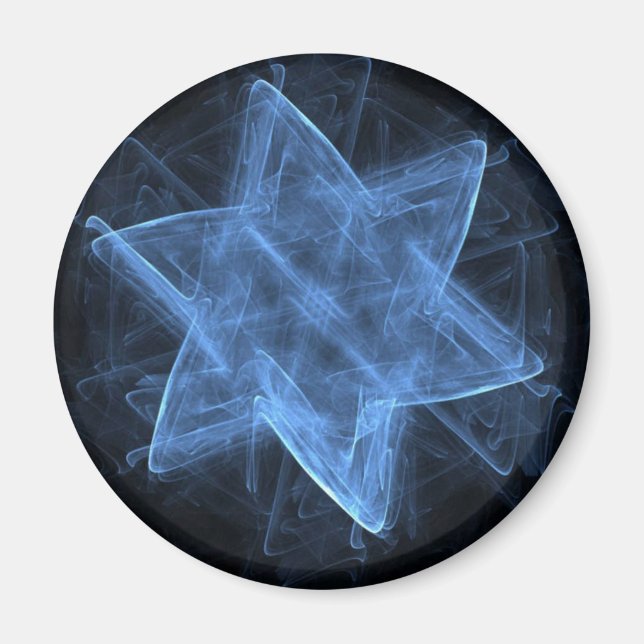 Fractal Magen David Magnet (Front)