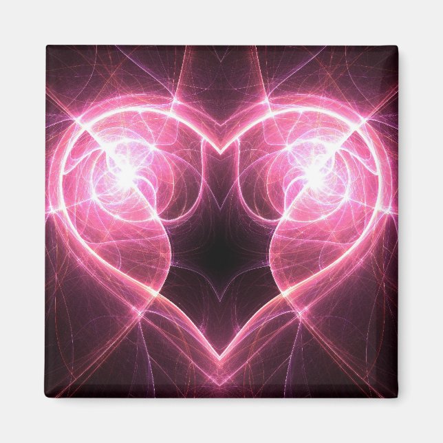 Fractal Magnet: Heart IV Magnet (Front)