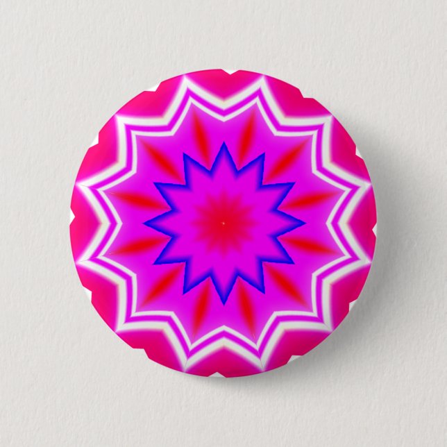 Fractal Mandala - 05 Pinback Button (Front)