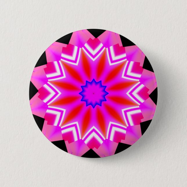 Fractal Mandala - 22 Button (Front)