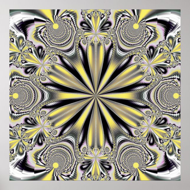 Fractal Mandala 4 Poster (Front)
