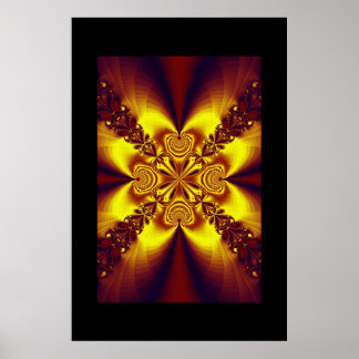Fractal Mandala 6 Poster