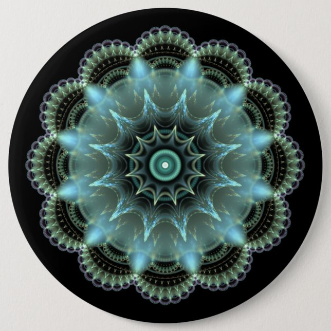 Fractal Mandala Button (Front)