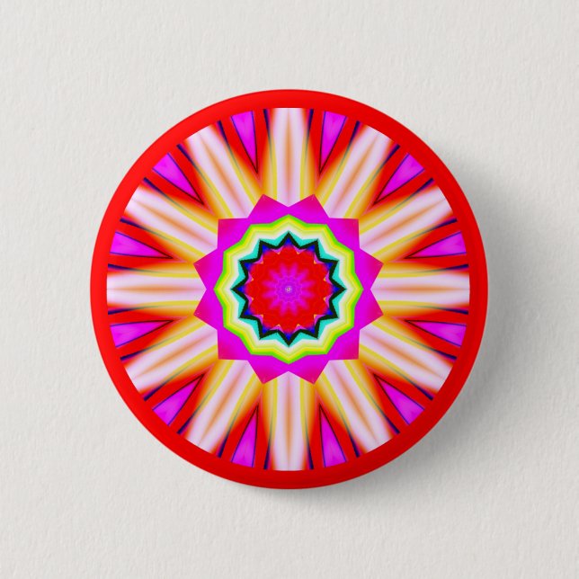 Fractal Mandala Button (Front)