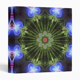 Fractal Mandala Circle Swirl Binder