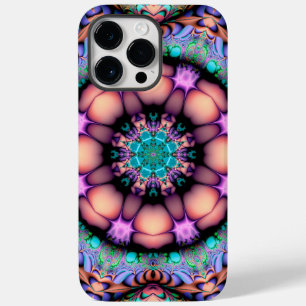 Fractal Mandala Floral Psychedelic Art Case-Mate iPhone 14 Pro Max Case