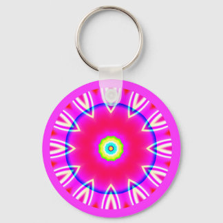 Fractal Mandala Keychain