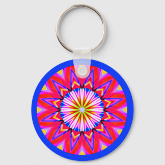 Fractal Mandala Keychain