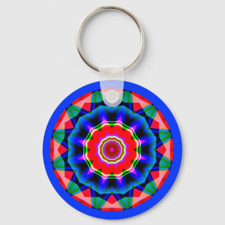 Fractal Mandala Keychain