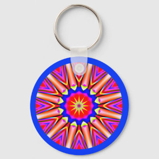 Fractal Mandala Keychain