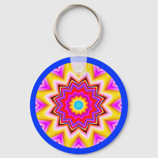Fractal Mandala Keychain