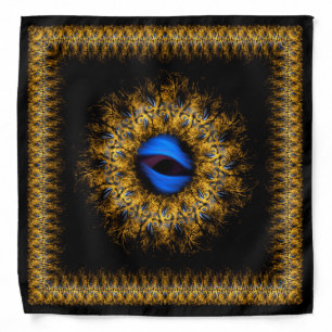 Fractal mandala king's eye bandana