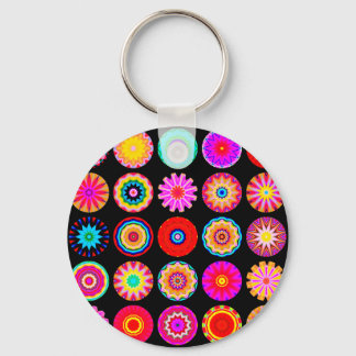 Fractal Mandalas Keychain