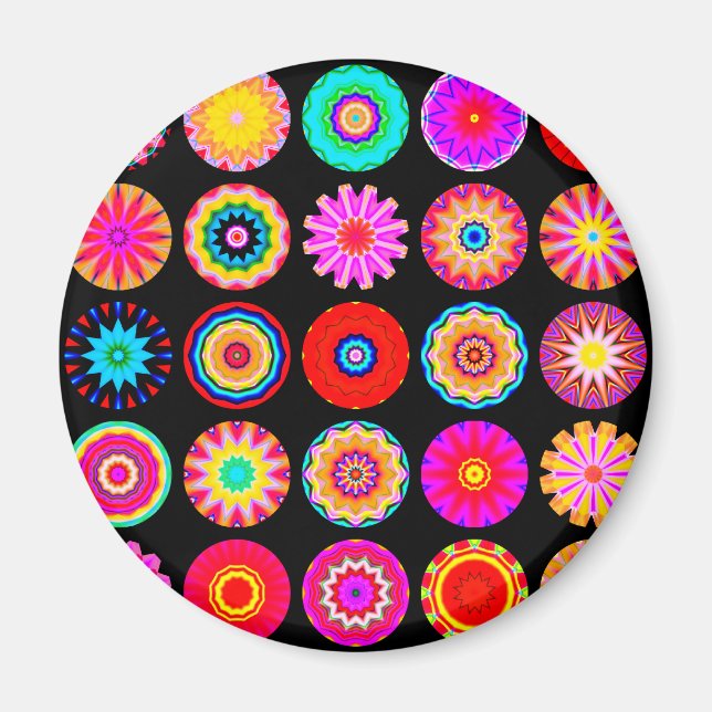 Fractal Mandalas Magnet (Front)