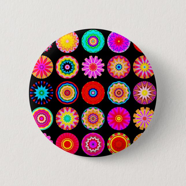 Fractal Mandalas Pinback Button (Front)