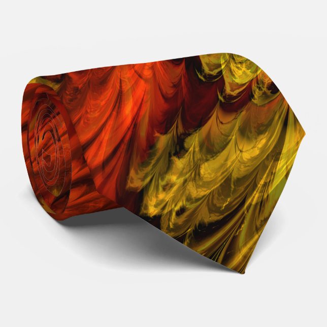 Fractal Marble 4-19 Tie (Rolled)