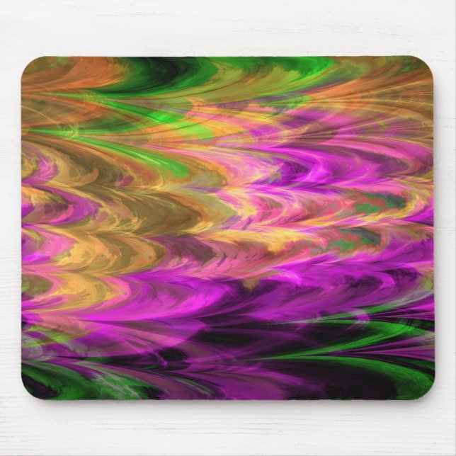 Fractal Marble 4-3 Mouse Pad (Front)