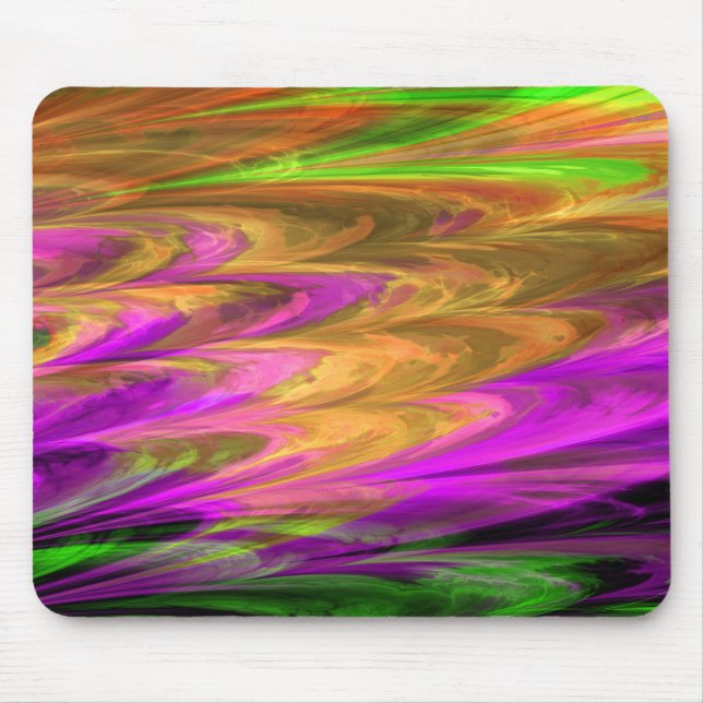 Fractal Marble 4-7 Mouse Pad (Front)