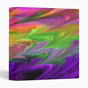 Fractal Marble 4-8 3 Ring Binder