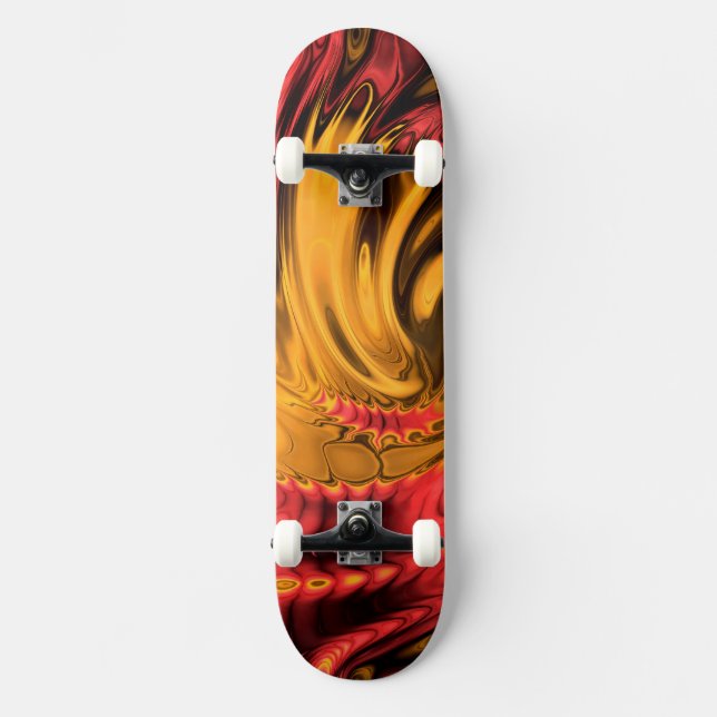 Fractal Marble 5-1 Skateboard Options Deck (Front)
