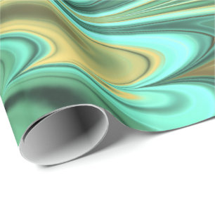 Fractal Marble 6-2 Wrapping Paper