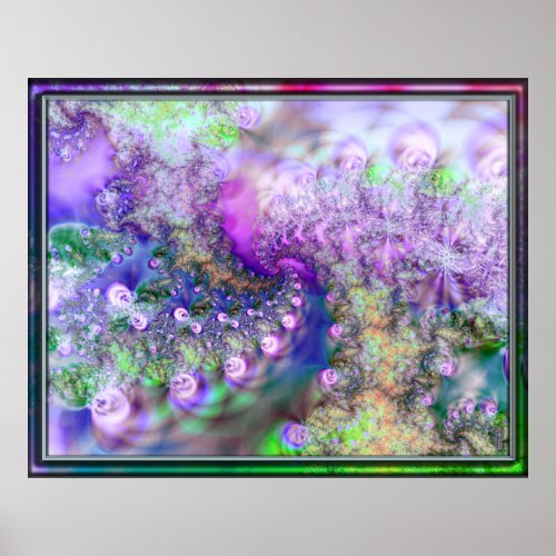 Fractal Me a River Version 20 Var 6  Art Print