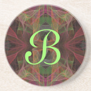 Fractal Misc Series-28---Pink coaster--1 of Coaster