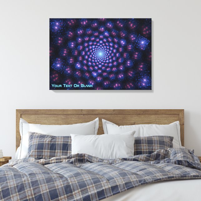 Fractal Multiverse Canvas Print (Insitu(Bedroom))