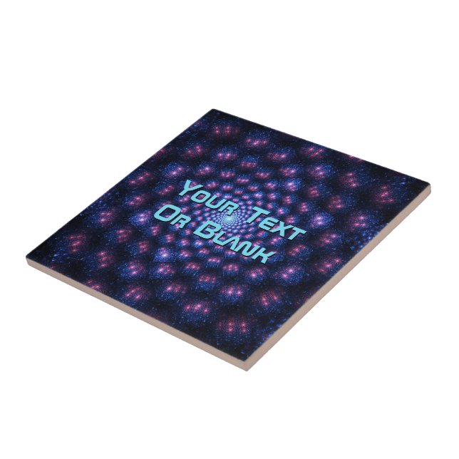 Fractal Multiverse Ceramic Tile (Side)