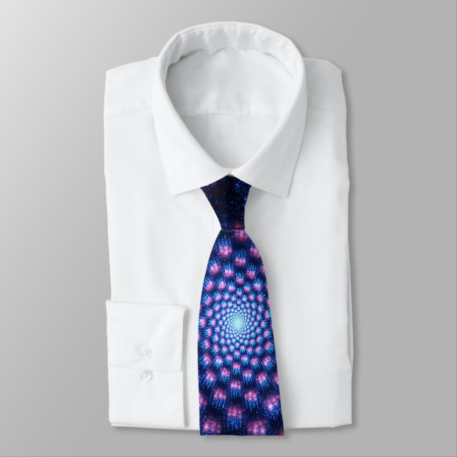 Fractal Multiverse Neck Tie (Tied)