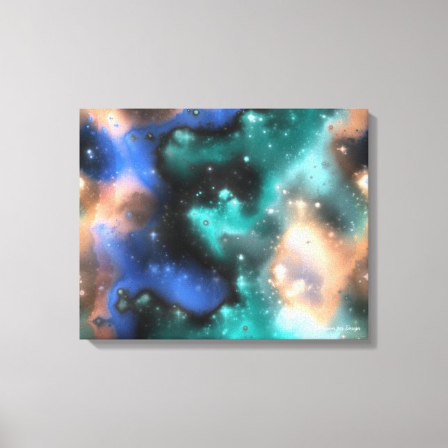 Fractal Nebulae 2 Wrapped Canvas Print (Front)