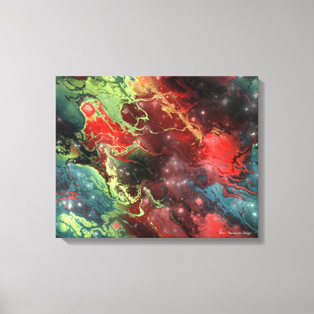 Fractal Nebulae 3 Wrapped Canvas Print (Front)