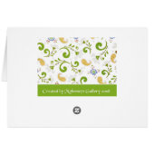 Fractal of flowers - Customize Cards (Back Horizontal)