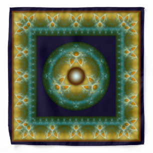 Fractal ornate mystical bright ornament bandana