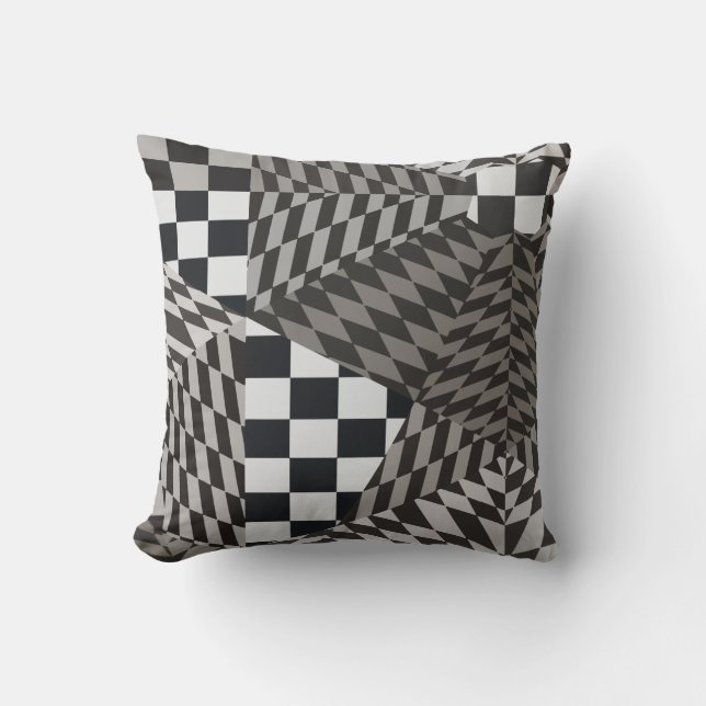 Fractal Paradise Throw Pillow (Front)