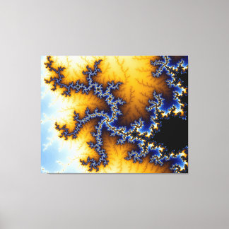 Fractal pattern canvas print