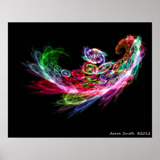 Fractal Phoenix Poster 16x20 (Front)