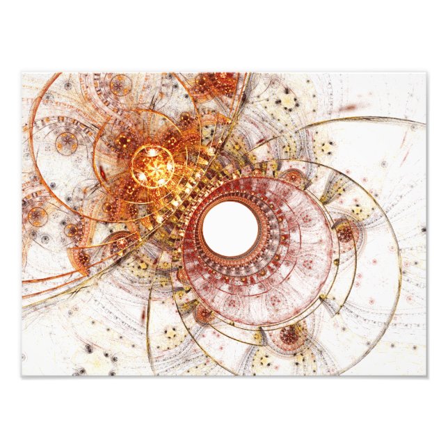 Fractal Photo: Fiery Temperament Photo Print (Front)