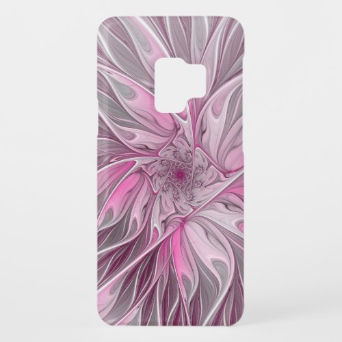 Fractal Pink Flower Dream floral Fantasy Pattern Case_Mate Samsung Galaxy S9 Case