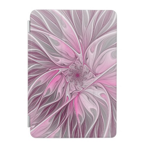 Fractal Pink Flower Dream Floral Fantasy Pattern iPad Mini Cover