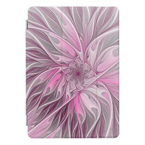Fractal Pink Flower Dream Floral Fantasy Pattern iPad Pro Cover