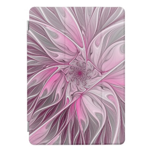 Fractal Pink Flower Dream Floral Fantasy Pattern iPad Pro Cover