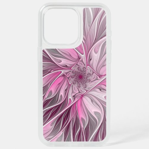 Fractal Pink Flower Dream Floral Fantasy Pattern iPhone 15 Pro Max Case
