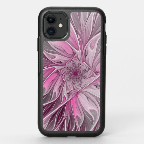 Fractal Pink Flower Dream Floral Fantasy Pattern OtterBox Symmetry iPhone 11 Case