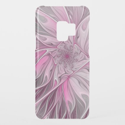 Fractal Pink Flower Dream, Floral Fantasy Pattern Uncommon Samsung Galaxy S9 Case