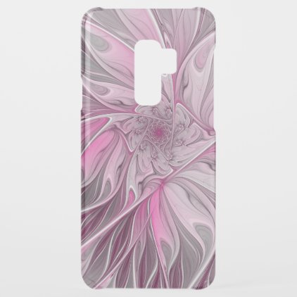 Fractal Pink Flower Dream, Floral Fantasy Pattern Uncommon Samsung Galaxy S9 Plus Case